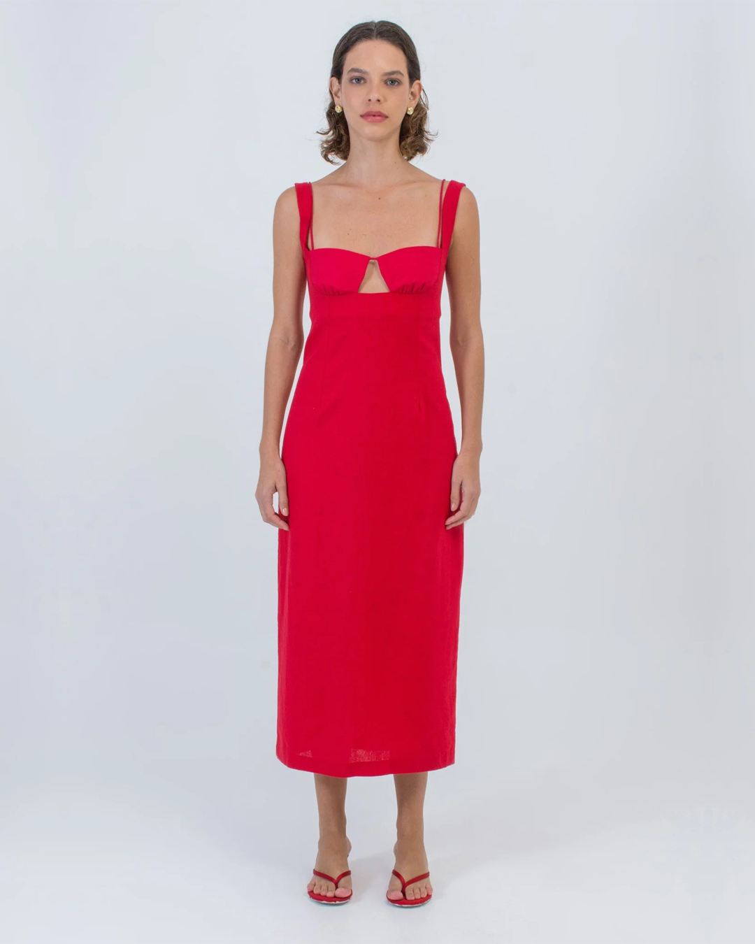 vestido Francesca vermelho