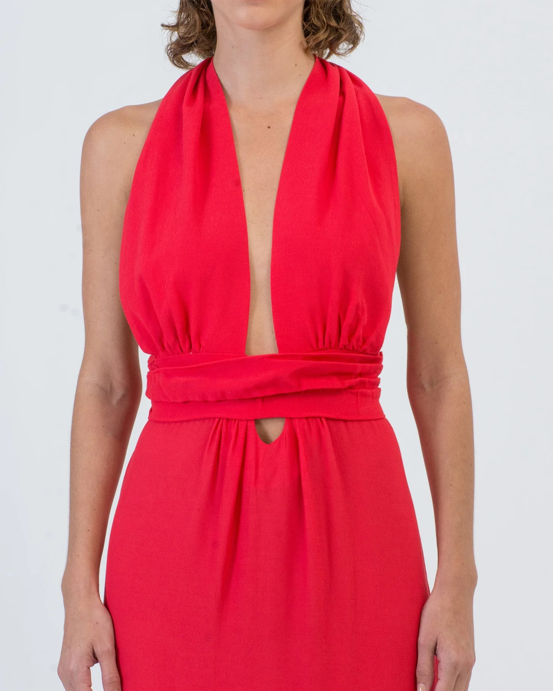 vestido Antônia vermelho