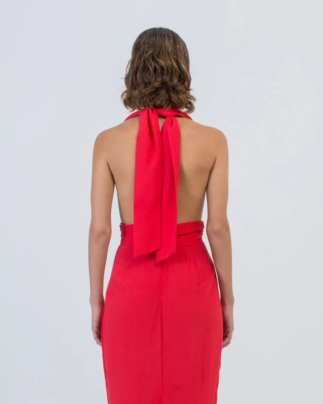 vestido Antônia vermelho