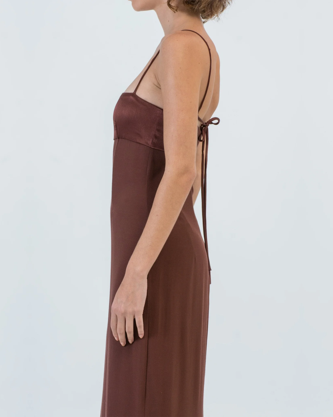 vestido Catarina marrom