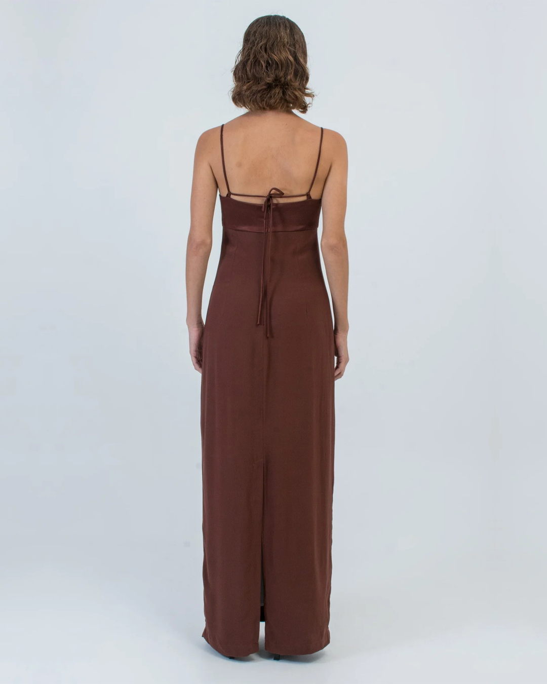 vestido Catarina marrom