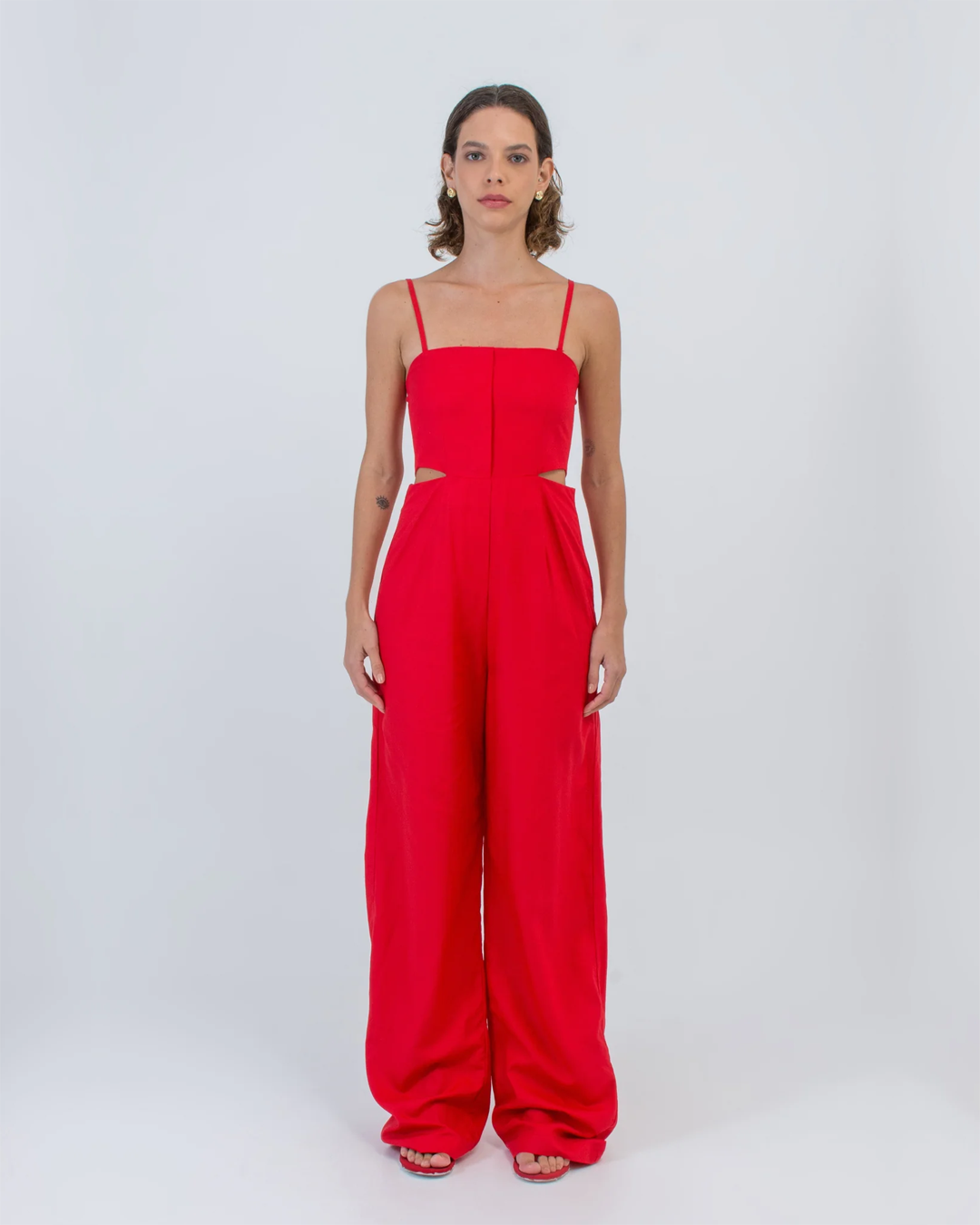 macacão gia vermelho