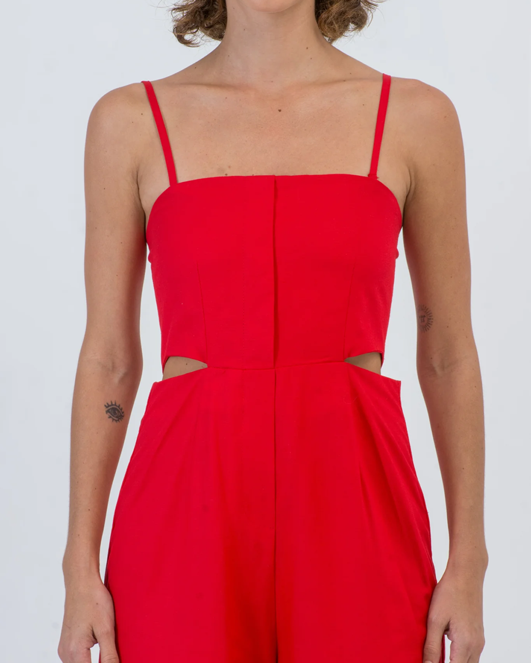macacão gia vermelho