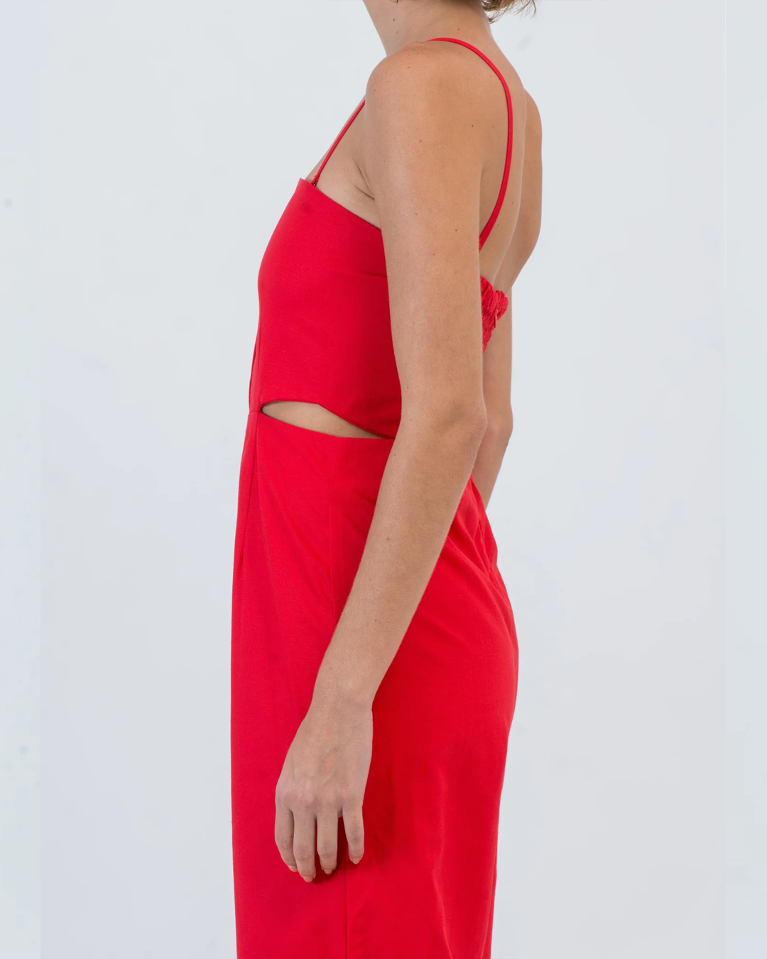 macacão gia vermelho