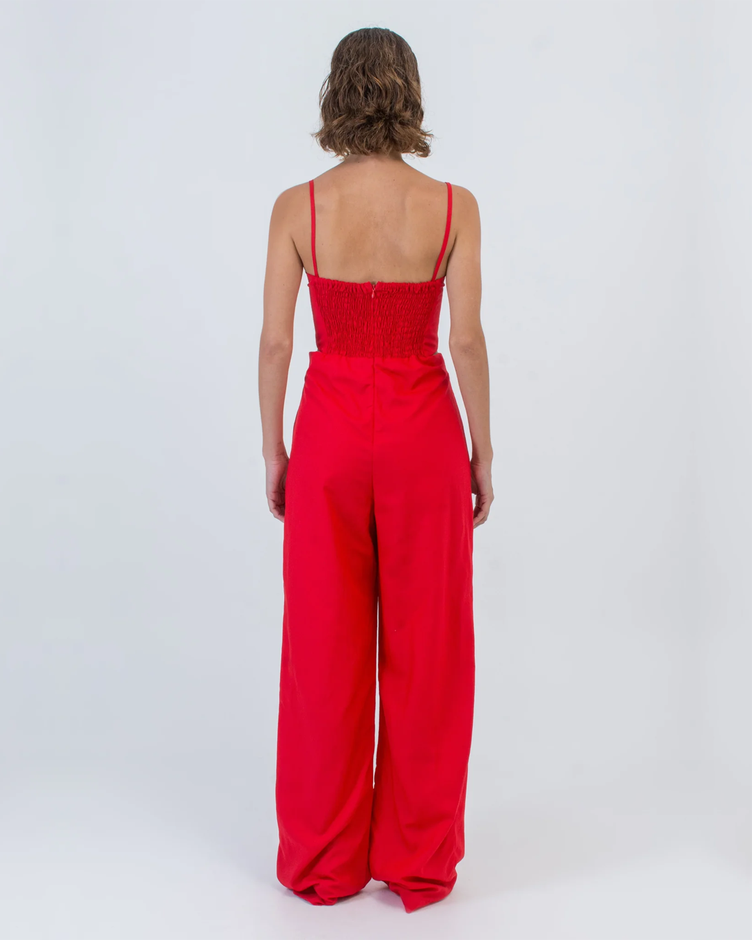 macacão gia vermelho