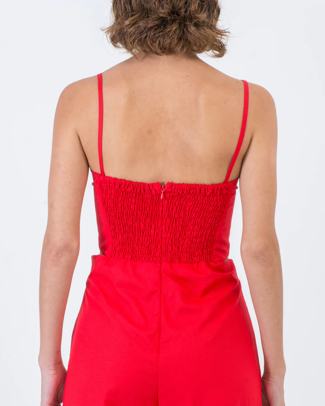macacão gia vermelho