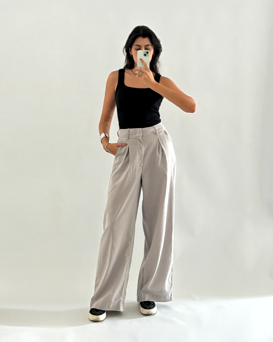 calça Layse cinza