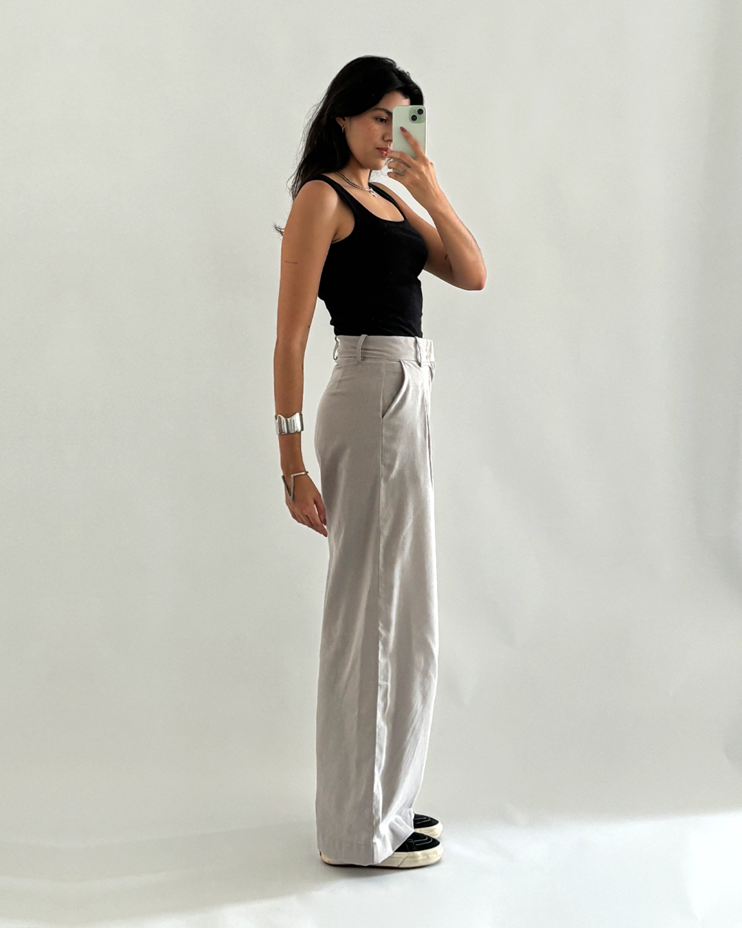 calça Layse cinza
