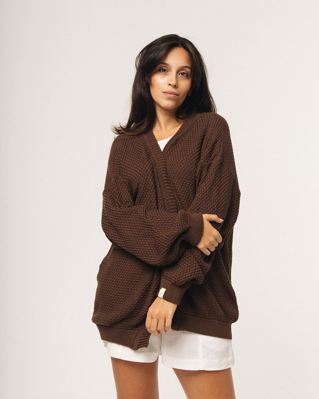 cardigan Sofia marrom