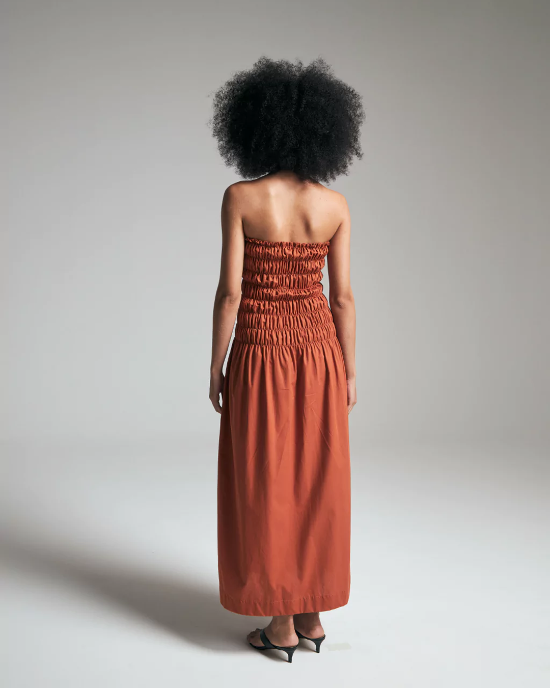 vestido garoa terracota
