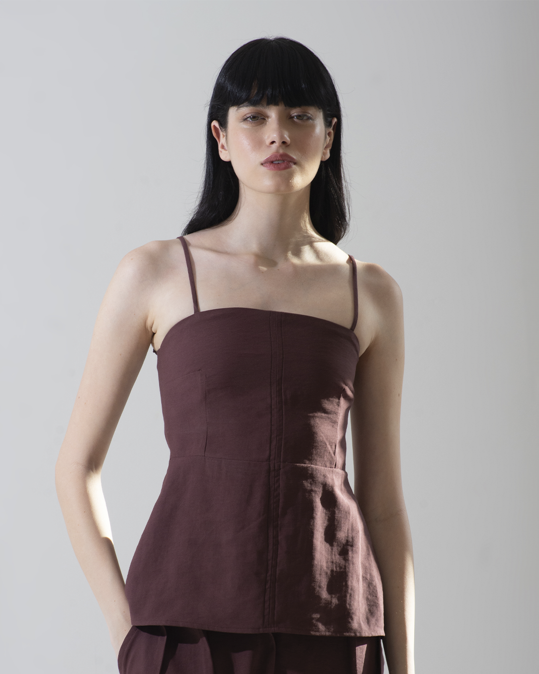 blusa Betina marrom