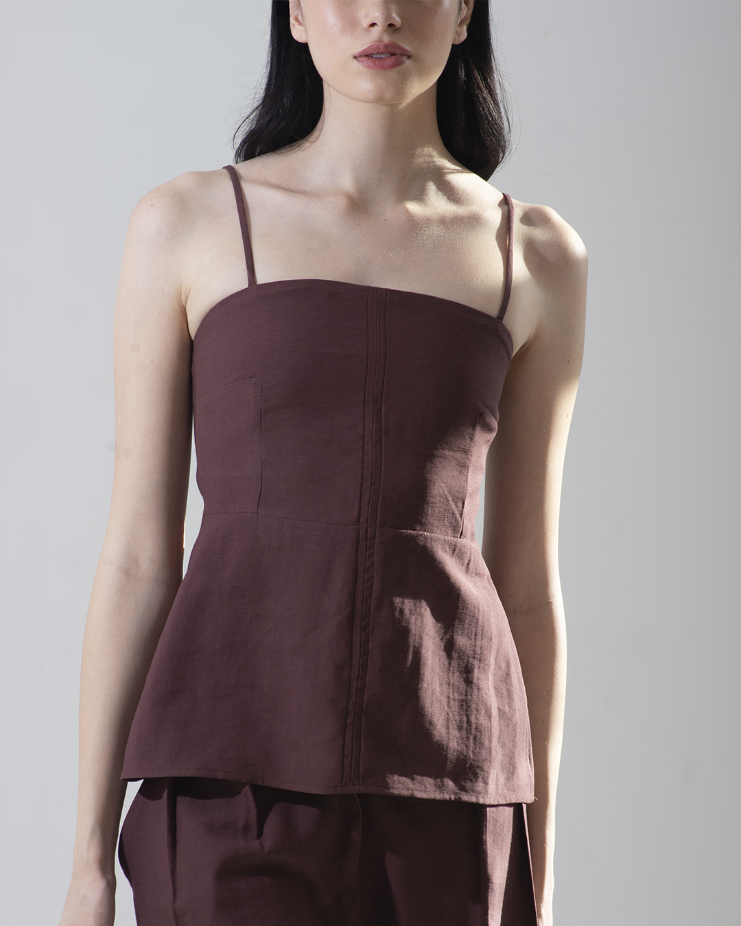 blusa Betina marrom