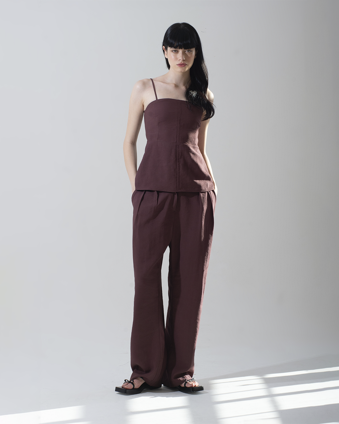 blusa Betina marrom