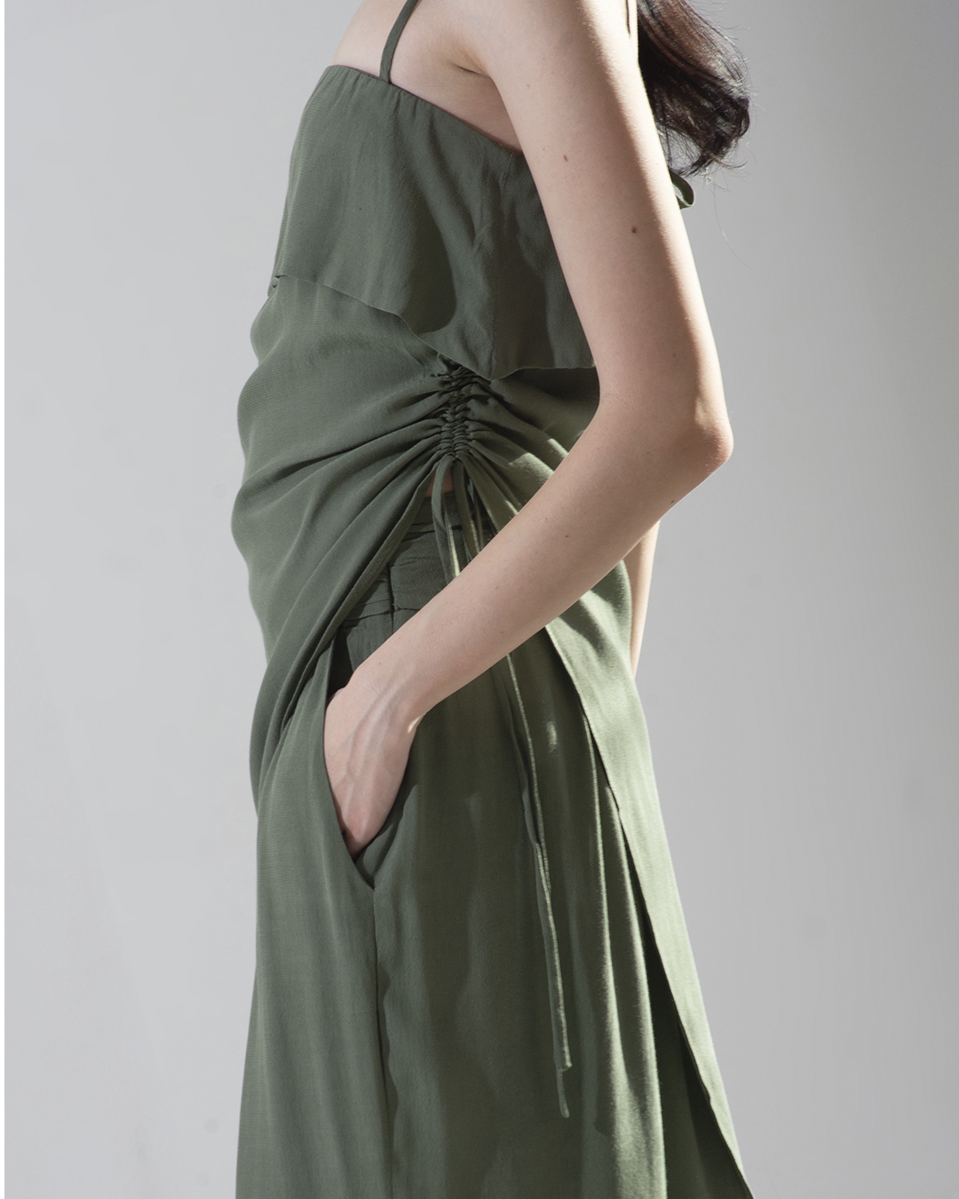 blusa longa Sienna verde