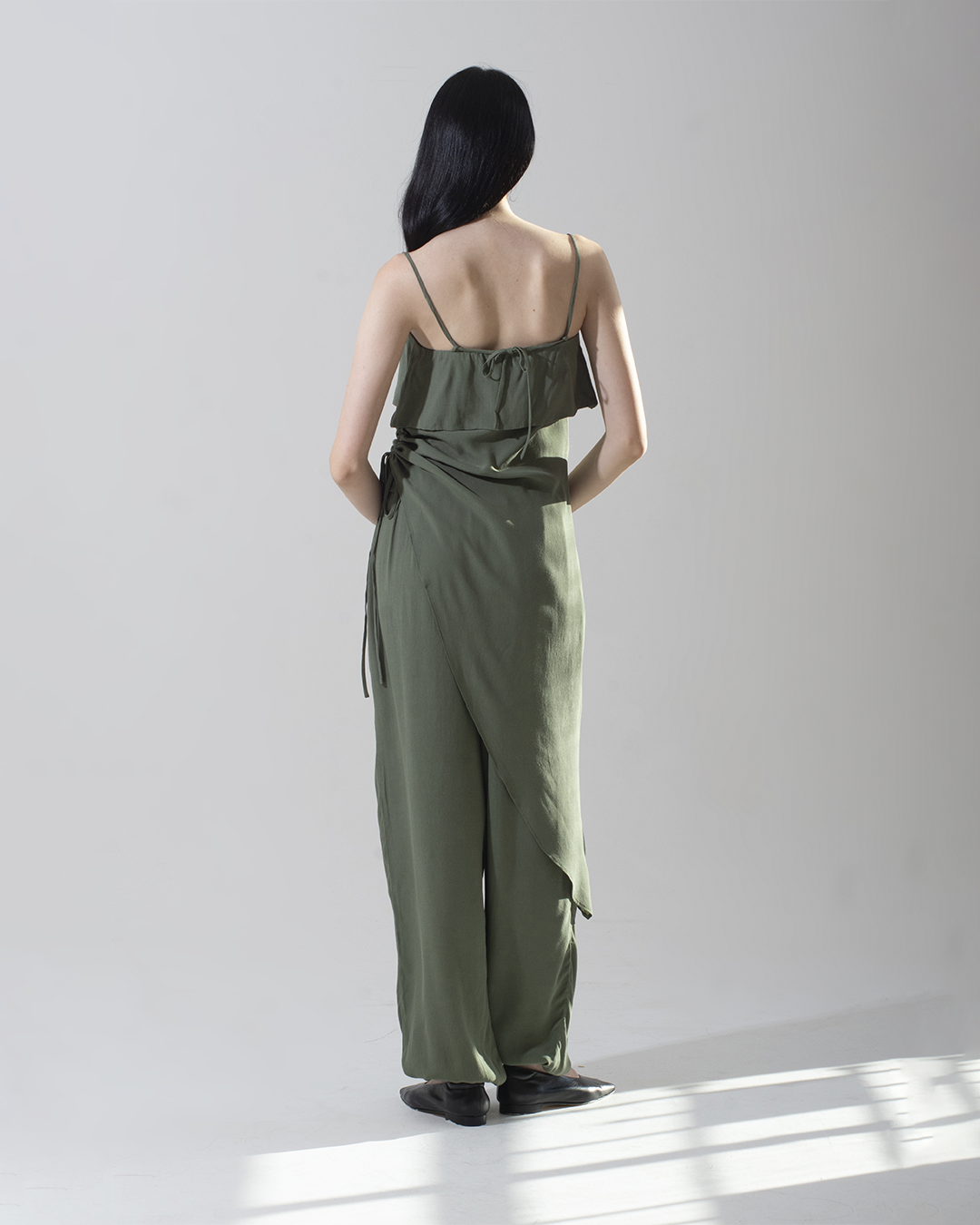 blusa longa Sienna verde