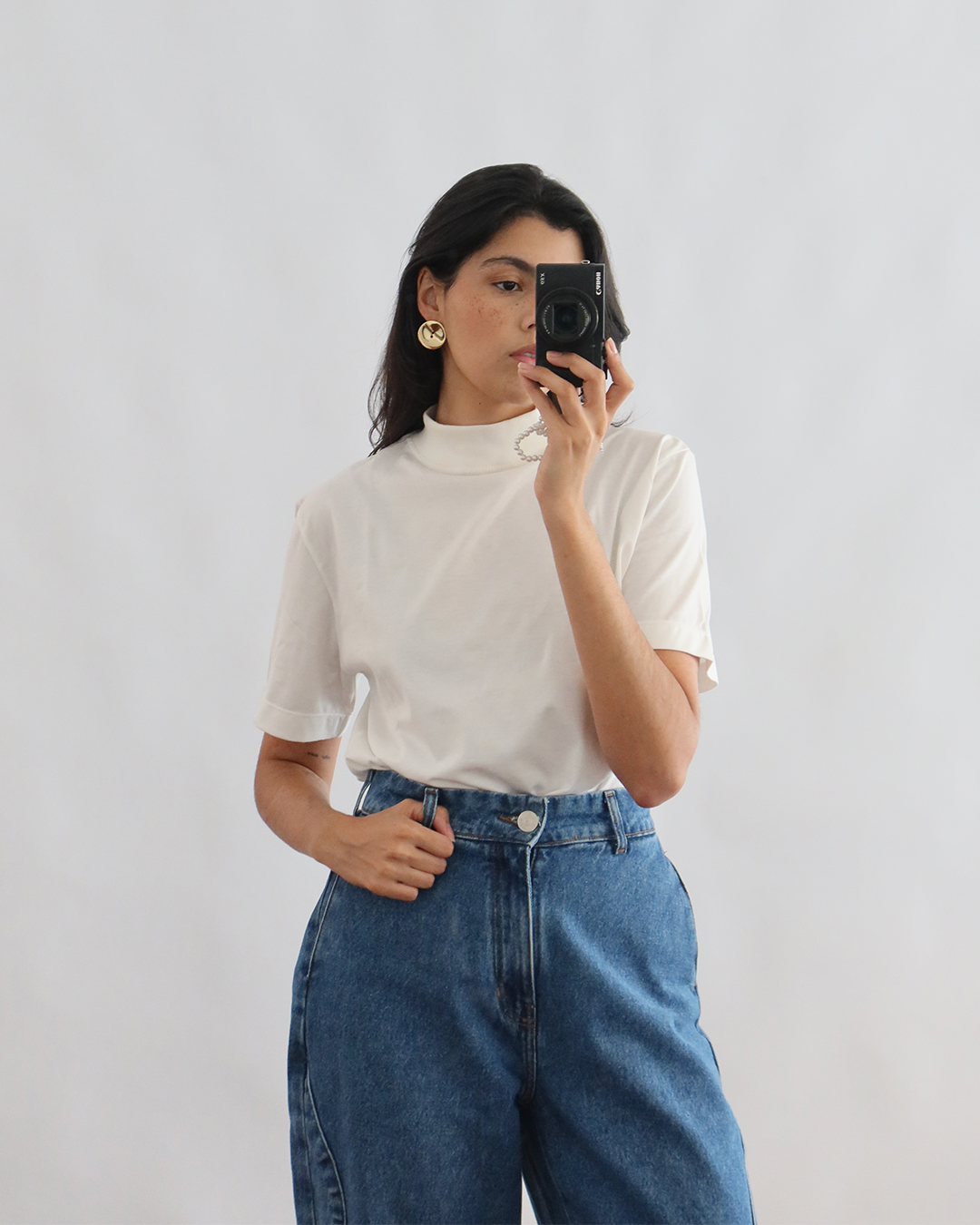 camiseta gola alta off