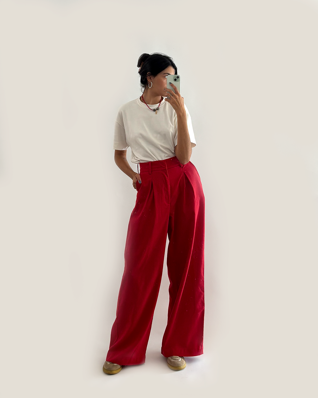 calça Layse vermelha
