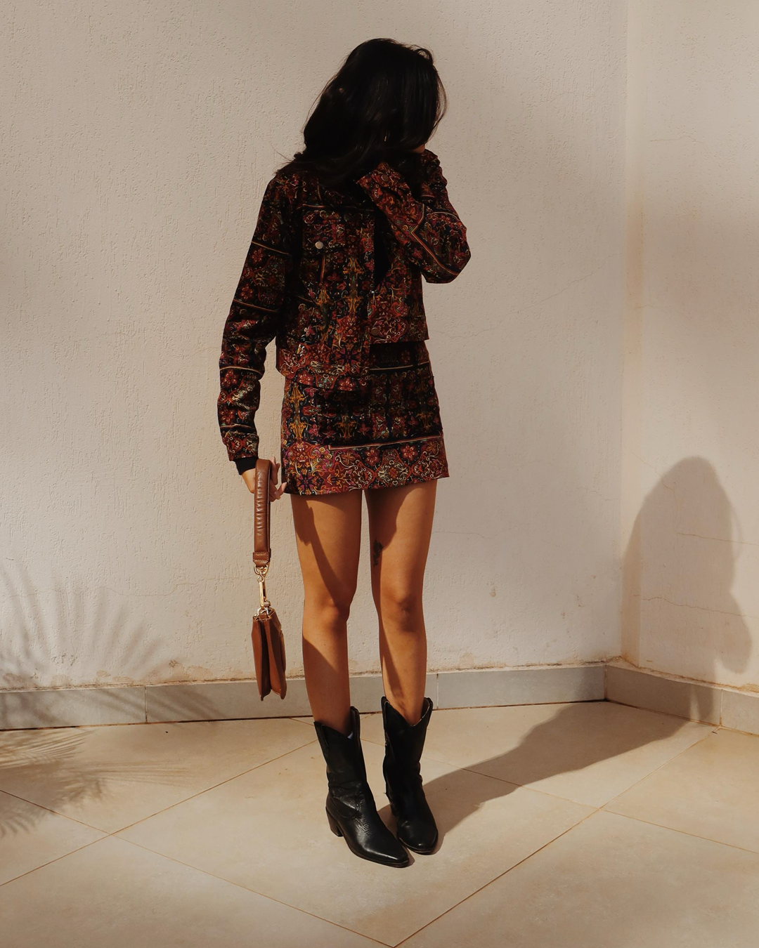 saia veludo boho