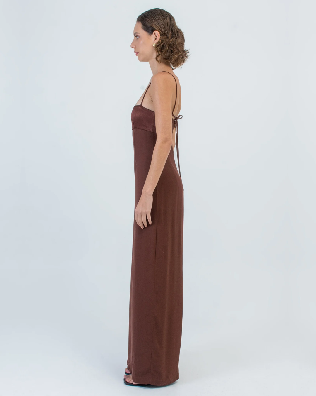 vestido Catarina marrom