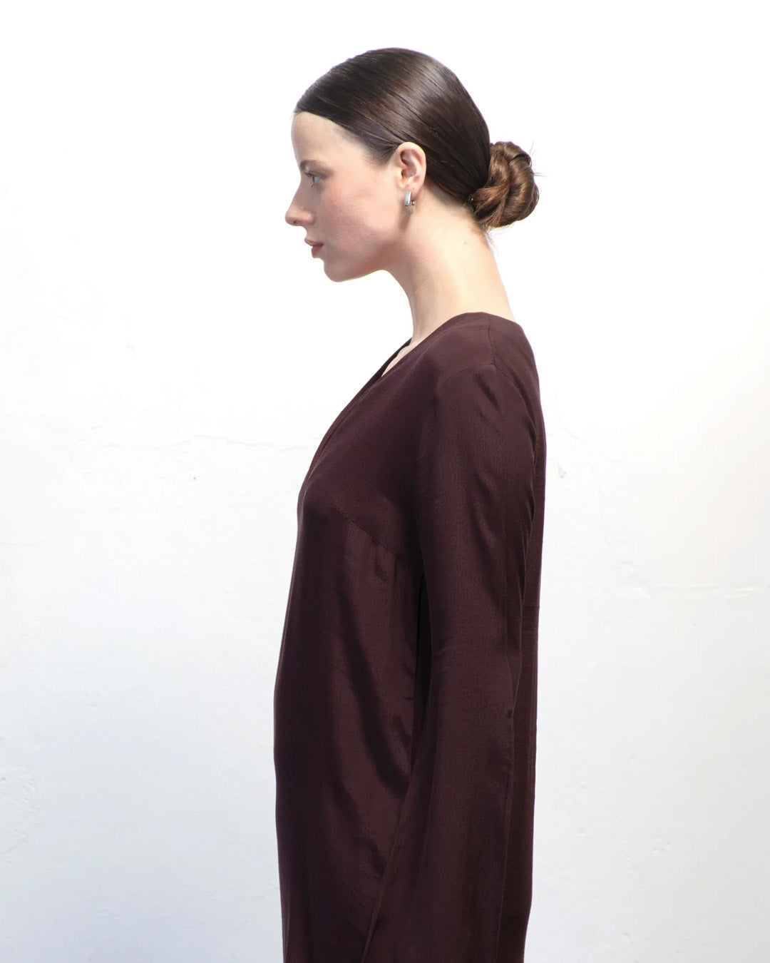 vestido Mia marrom