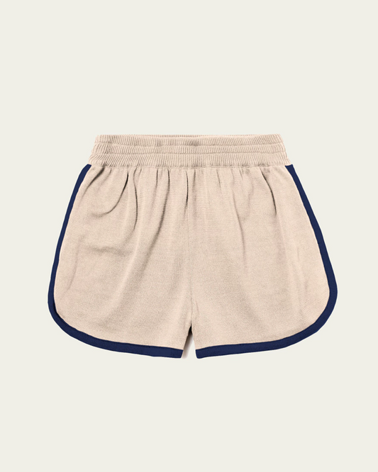 shorts tricô cru