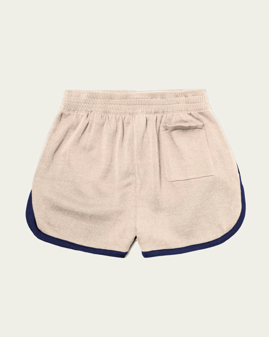 shorts tricô cru