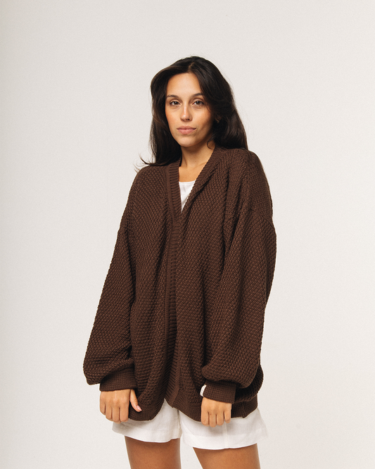 cardigan Sofia marrom