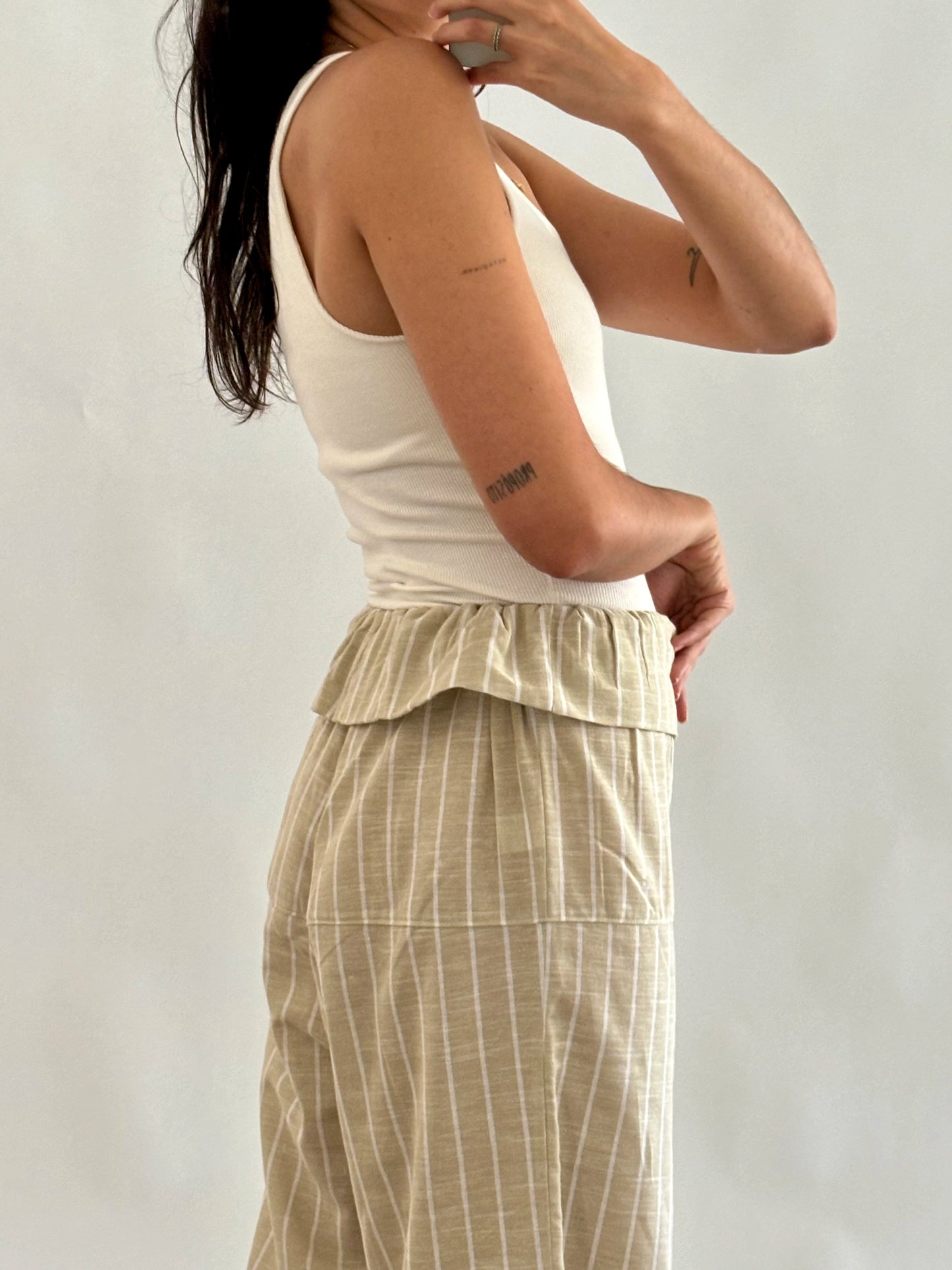 calça Caetana listrada