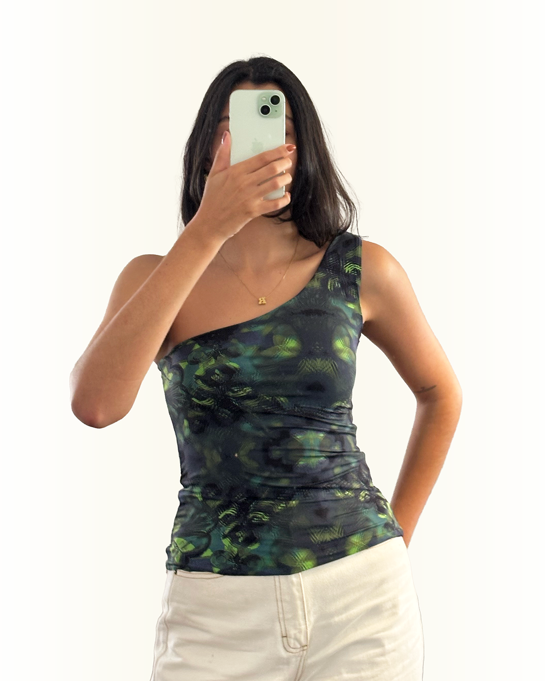 blusa unilateral dupla face cyber