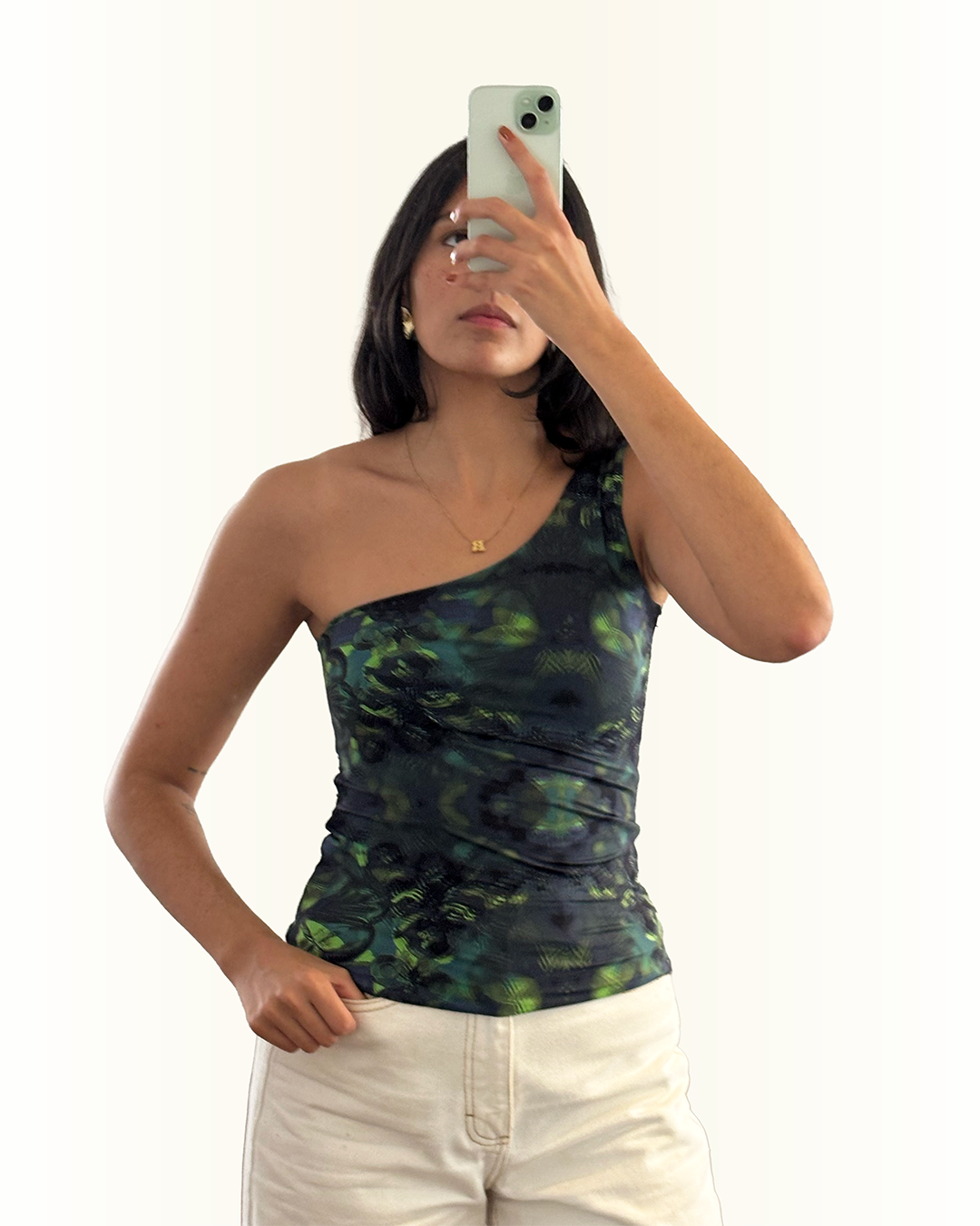 blusa unilateral dupla face cyber