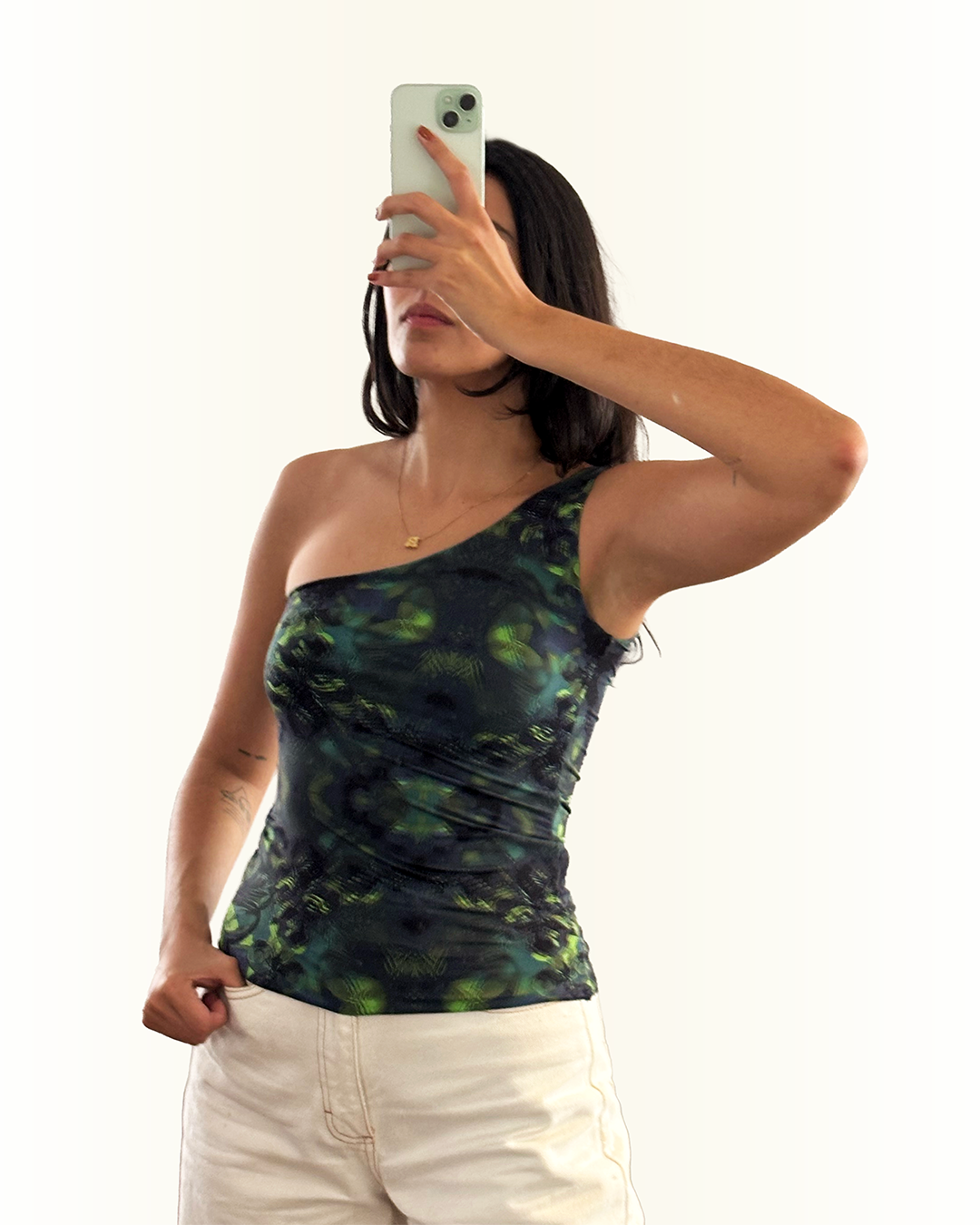 blusa unilateral dupla face cyber