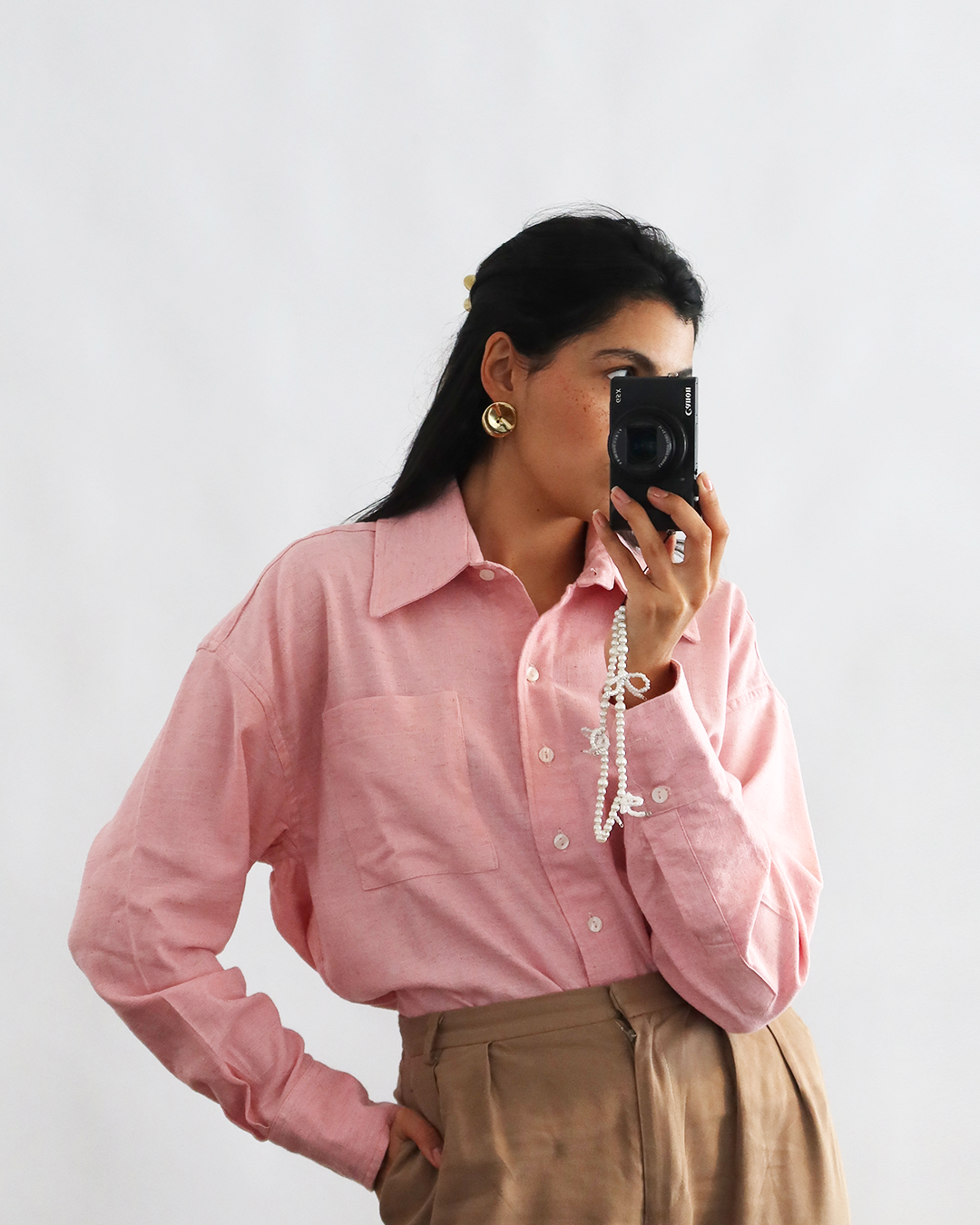 camisa rosa