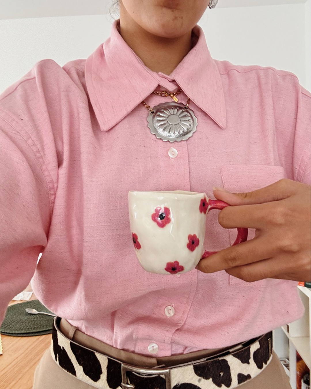 camisa rosa